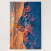 Sunset Himalaya Snow Mountains Nepal Legpuzzel (Verticaal)