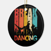 Sunset Hip Hop Urban Dance Breakdancer Street Art Keramisch Ornament (Links)
