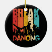 Sunset Hip Hop Urban Dance Breakdancer Street Art Keramisch Ornament (Achterkant)