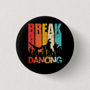 Sunset Hip Hop Urban Dance Breakdancer Street Art Ronde Button 3,2 Cm
