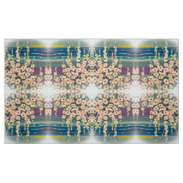 Sunset Hollyhock Fabric Stof