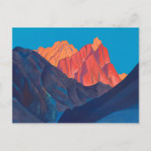 Sunset, Holy mountains series by Nicholas Roerich Briefkaart (Voorkant)