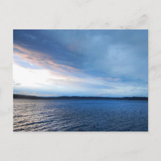 Sunset, Hood Canal Briefkaart