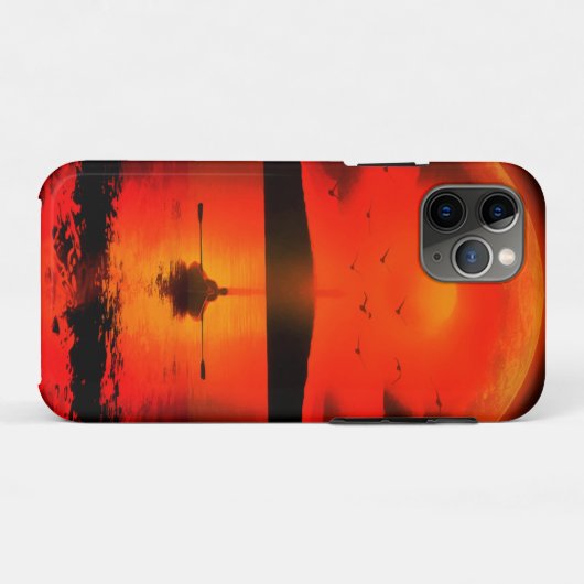  Sunset Hope Faith Love Enmoediger Case-Mate iPhone Case (Achterkant (horizontaal))