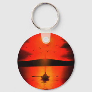  Sunset Hope Faith Love Enmoediger Sleutelhanger