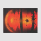  Sunset Hope Faith Love Enmoediger Tissuepapier (Voorkant)