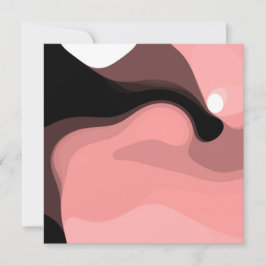 Sunset Horizon: Abstract Roze, Zwart & Wit