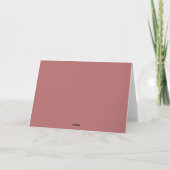 Sunset Horizon: Abstract Roze, Zwart & Wit Kaart (Achterkant)
