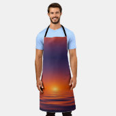 Sunset Horizon Apron Schort (Gedragen)