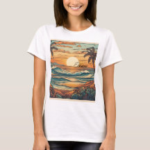 Sunset Horizon Beach Vibes T-shirt