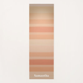 Sunset Horizon Stripes Minimal Calm Yogamat