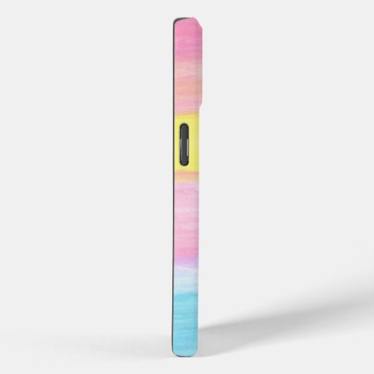 Sunset Horizon Waterverf Abstract Case-Mate iPhone Case (Achterkant / Rechts)