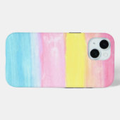 Sunset Horizon Waterverf Abstract Case-Mate iPhone Case (Achterkant (horizontaal))