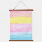 Sunset Horizon Waterverf Abstract Hangend Wandkleed (Voorkant)