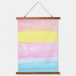 Sunset Horizon Waterverf Abstract Hangend Wandkleed