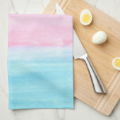 Sunset Horizon Waterverf Abstract Theedoek (Quarter Fold)