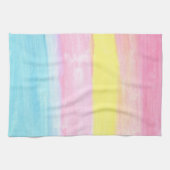 Sunset Horizon Waterverf Abstract Theedoek (Horizontaal)