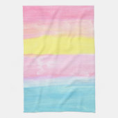 Sunset Horizon Waterverf Abstract Theedoek (Verticaal)