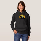 Sunset Horse Breed Silhouette  Holsteiner Horse Hoodie (Voorkant volledig)