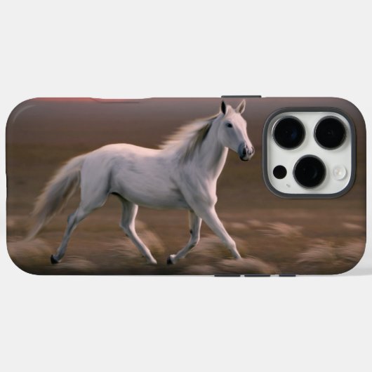 Sunset Horse iPhone / iPad hoesje (Achterkant (horizontaal))