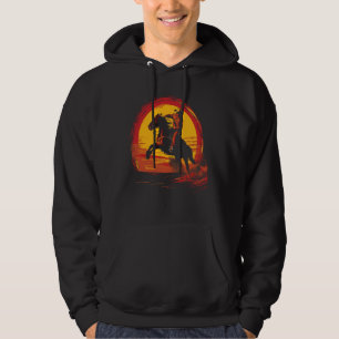 Sunset Horse Lover Racing Schattigee Vrouwen Eques Hoodie