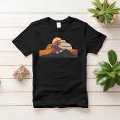 Sunset Horse Riding Cowboy T-shirt