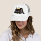 Sunset Horse Silhouette Rustieke Equestrian Style Trucker Pet (In situ)