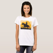 Sunset Horse T-shirt (Voorkant volledig)