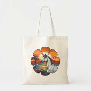 Sunset Horse Tote Bag