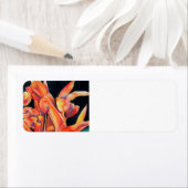 Sunset Hues Tulips Return Address Label (Insitu)