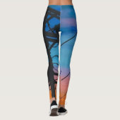 'Sunset Hum' schilderij op een Leggings (Achterkant)