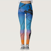 'Sunset Hum' schilderij op een Leggings (Voorkant)