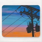 'Sunset Hum' schilderij op een Muismat (Voorkant)