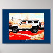 "Sunset Hummer" © 2010 S.J. Poster (Voorkant)