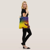 Sunset Hummingbird Tote Bag (Op model)