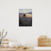Sunset Ia Santorini Poster (Keuken)