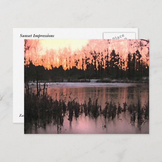 Sunset Impressions Briefkaart (Voorkant / Achterkant)