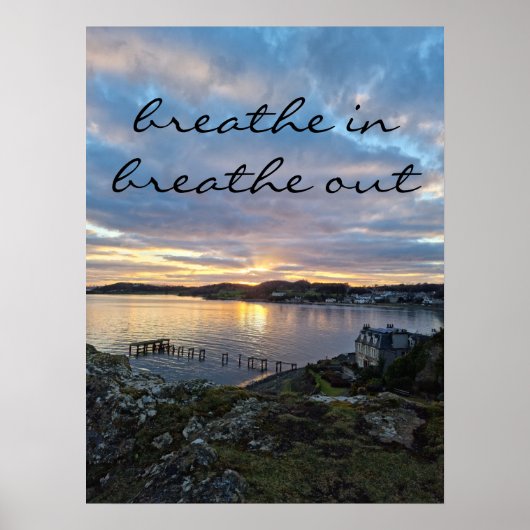 Sunset in Aberdour Poster (Voorkant)