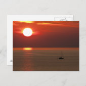 Sunset in Alanya Briefkaart (Voorkant / Achterkant)