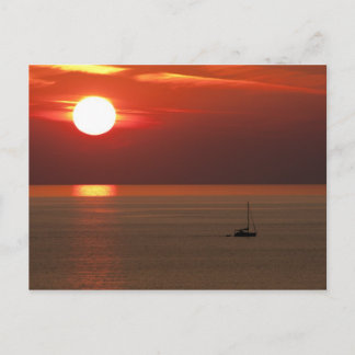 Sunset in Alanya Briefkaart