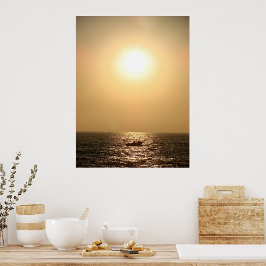 Sunset in Alexandrië Poster (Keuken)