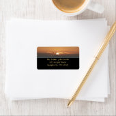 Sunset in Antigua I Seascape Photography Etiket (Insitu)