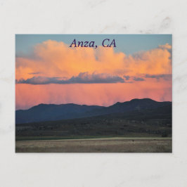 Sunset in Anza, CA Briefkaart