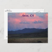 Sunset in Anza, CA Briefkaart (Voorkant / Achterkant)