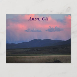 Sunset in Anza, CA Briefkaart