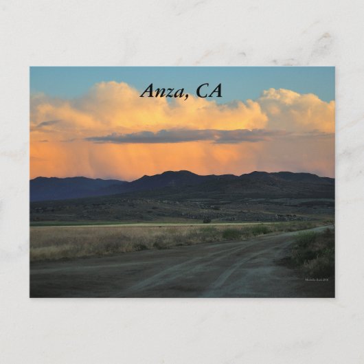 Sunset in Anza, CA Briefkaart (Voorkant)