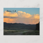 Sunset in Anza, CA Briefkaart (Voorkant)