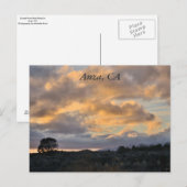 Sunset in Anza, CA Briefkaart (Voorkant / Achterkant)