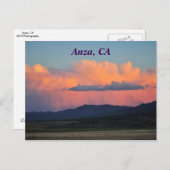 Sunset in Anza, CA Briefkaart (Voorkant / Achterkant)