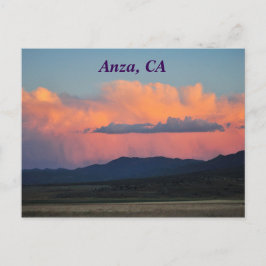 Sunset in Anza, CA Briefkaart